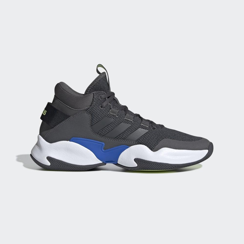Adidas Streetcheck Férfi Kosárlabda Cipő Szürke/Kék Akció 714065-LUW